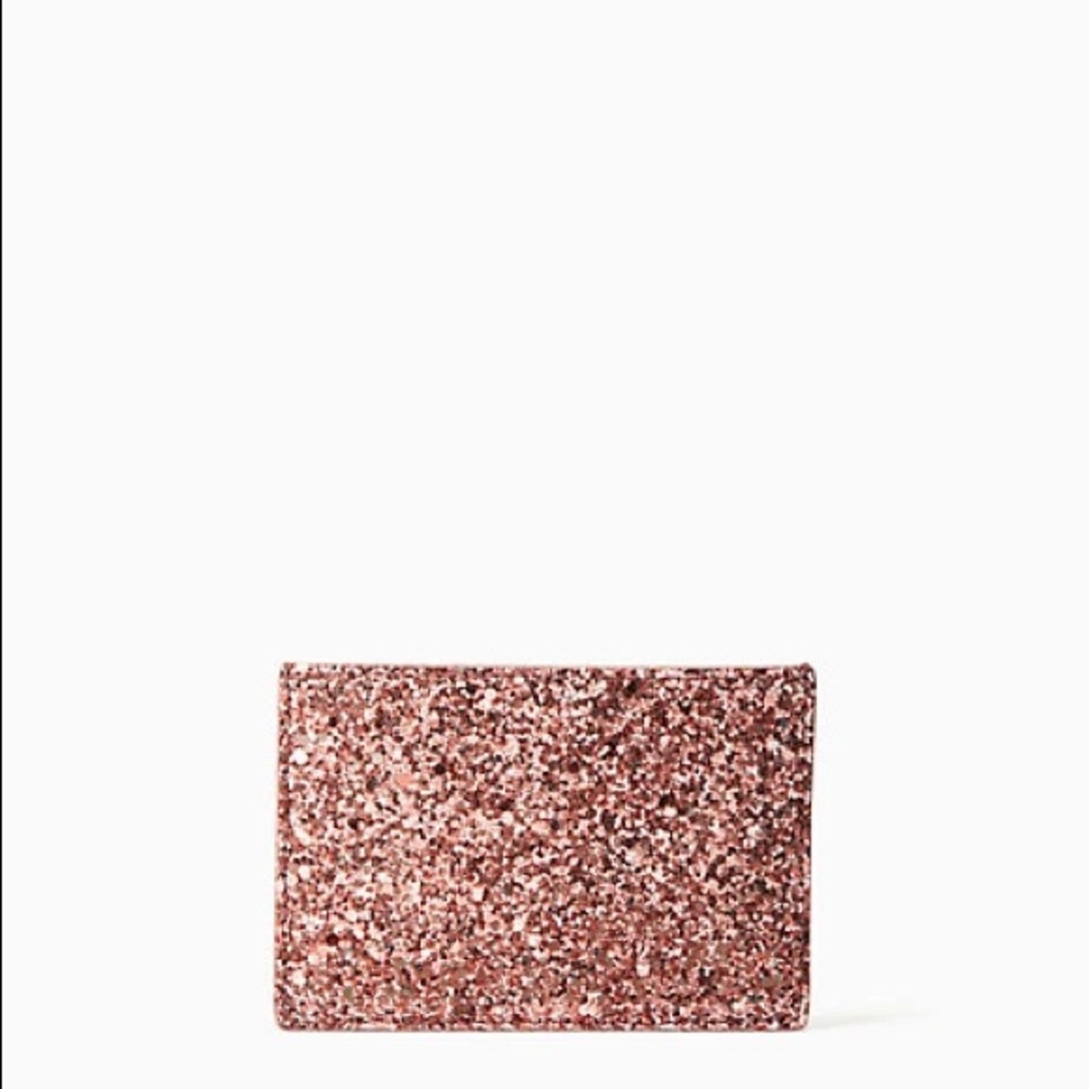 ⭐️NWT⭐️ Kate Spade greta court glitter graham card holder